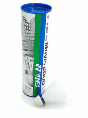 Yonex Mavis 600 Nylon Plastik Federball Badmintonball Farbe weiß/blau NEU 